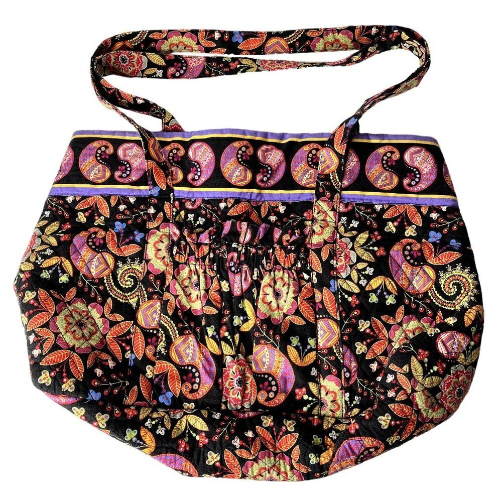 Colorful‎ cute design over the shoulder large cloth purse/bag 20" x 16" x 6"